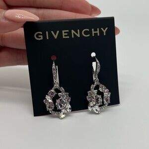 Givenchy Silver pretty drop earrings